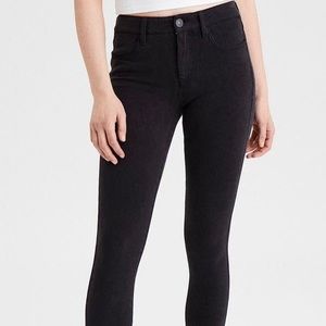American Eagle black jeggings- size 10